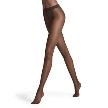 FALKE Women's Pure Matt 20 Denier Tights, Matte Hosiery, Casual or Dress Clothing, Fine Sheer Transparent, Nylon, Brown (Brenda 5179), M, 1 Pair