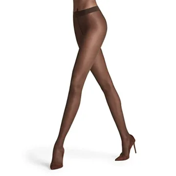 FALKE Women's Pure Matt 20 Denier Tights, Matte Hosiery, Casual or Dress Clothing, Fine Sheer Transparent, Nylon, Brown (Brenda 5179), M, 1 Pair