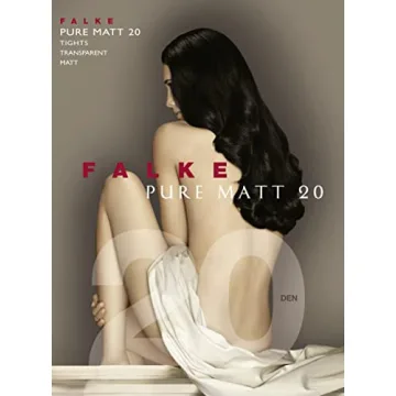 FALKE Women's Pure Matt 20 Denier Tights, Matte Hosiery, Casual or Dress Clothing, Fine Sheer Transparent, Nylon, Brown (Brenda 5179), M, 1 Pair