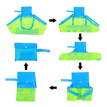 REEMTOO Large Mesh Beach Bag - Perfect for All Beach Gear