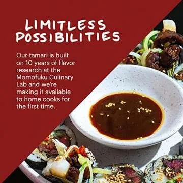 Momofuku Tamari by David Chang, (8 Ounces), No Gluten, Made from Organic Ingredients, Chef Made for Cooking & Umami, Steeped with Kombu…
