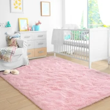 Ultra Soft Pink Rug for Cozy Spaces and Gifts