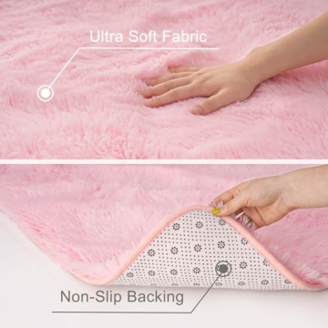 Ultra Soft Pink Rug for Cozy Spaces and Gifts