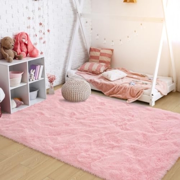 Ultra Soft Pink Rug for Cozy Spaces and Gifts
