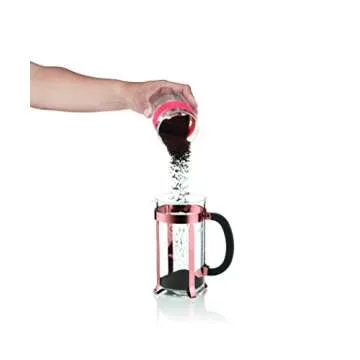 BODUM Chambord 8 Cup French Press Coffee Maker, Copper, 1.0 l, 34 oz, Pavina Glass Set, 2 Pieces