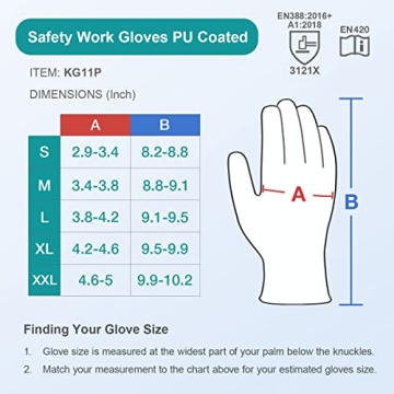 KAYGO Safety Work Gloves - 12 Pairs Ideal for General Duty