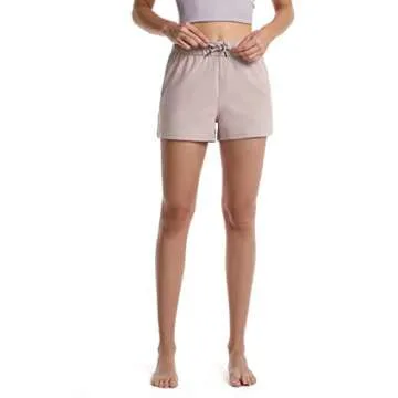 Sunzel Hiking Shorts Women Quick Dry Athletic Running Yoga Gym Workout Lounge Comfy Active Shorts with Zipper Pockets 2.5" 5"