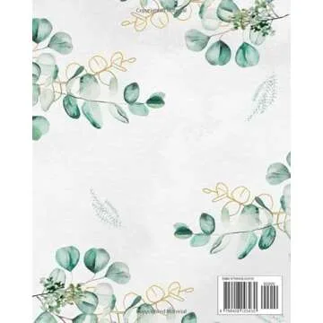Botanical Notebook 8x10 Lined Pages - A Touch of Nature for Your Thoughts