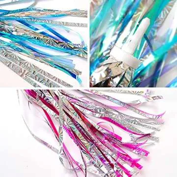 Colorful Bike Streamers for Girls and Boys - 2 Pack