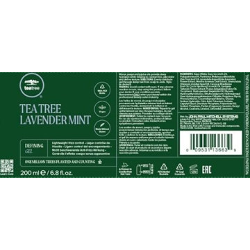 Tea Tree Lavender Mint Defining Gel for Curls