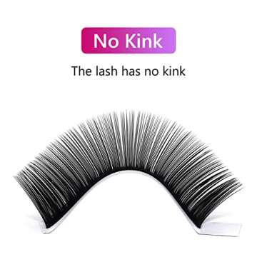 Premium FADLASH 0.15 J Curl Eyelash Extensions Tray