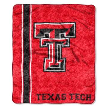 Northwest NCAA Texas Tech Red Raiders Sherpa Throw Blanket, 50" x 60", Jersey