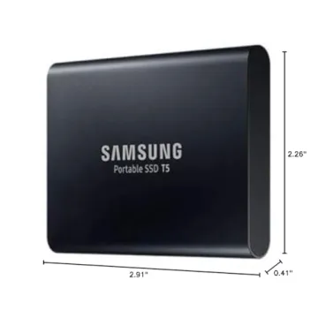 Samsung T5 1TB Portable SSD with High Transfer Speeds