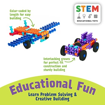 Creative Playstix Starter Set Building Blocks for Kids