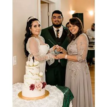 L'VOW Sexy See-Through Puff Long Sleeve Dress for Women