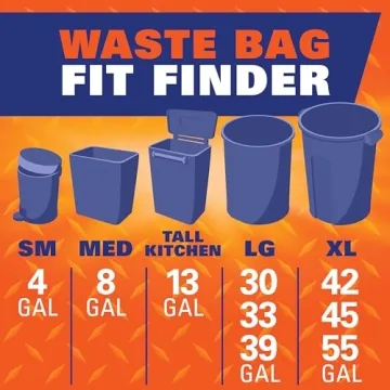 Hefty Ultra Strong 13 Gallon Trash Bags for Kitchen Use