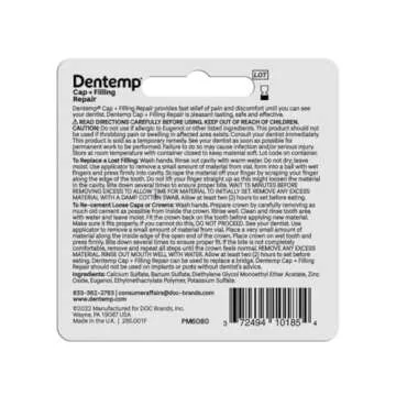 Dentemp Maximum Strength Repair for Caps & Fillings