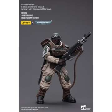JoyToy Warhammer 40K Cadian Command Squad Figure