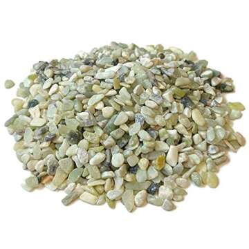 Midwest Hearth Jade Bean Pebbles for Beautiful Decor