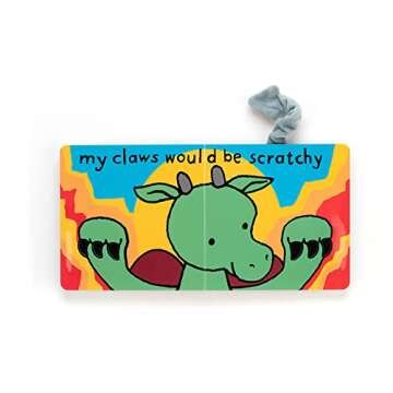 Jellycat If I were a Dragon: A Touch and Feel Board Book Children's Book - Baby Gift