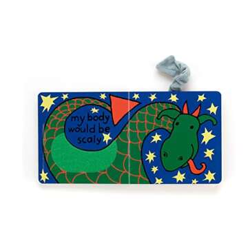 Jellycat If I were a Dragon: A Touch and Feel Board Book Children's Book - Baby Gift
