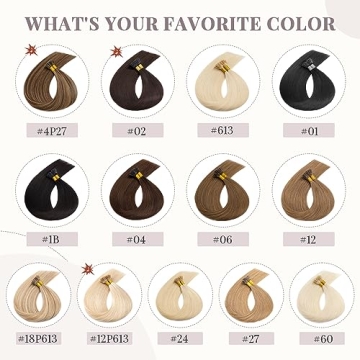 Premium Rich Choices I Tip Hair Extensions Real Remy Hair