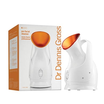 Dr. Dennis Gross Pro Facial Steamer for Facial Deep Cleaning: Infuse Skin with Hydration, Clarify Co...