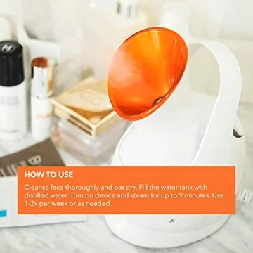 Dr. Dennis Gross Pro Facial Steamer for Facial Deep Cleaning: Infuse Skin with Hydration, Clarify Complexion, and Detox Skin