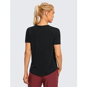 Shop CRZ YOGA Women's Workout Shirts for Ultimate Comfort