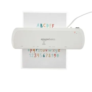 Amazon Basics 9-Inch Thermal Laminator Quick Easy Reliable