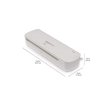 Amazon Basics 9-Inch Thermal Laminator Quick Easy Reliable