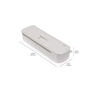 Amazon Basics 9-Inch Thermal Laminator Quick Easy Reliable