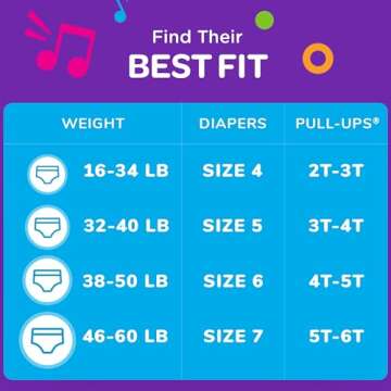 Pull-Ups Boys' Potty Training Pants, Size 2T-3T Training Underwear (16-34 lbs), 23 Count