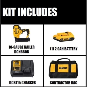 DEWALT 20V MAX Cordless Brad Nailer Kit, 18GA - Ultimate Tool