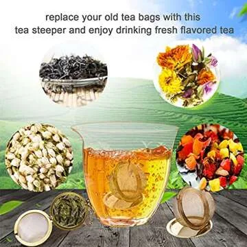 Stainless Steel Tea Infuser - Perfect for Loose Leaf Tea