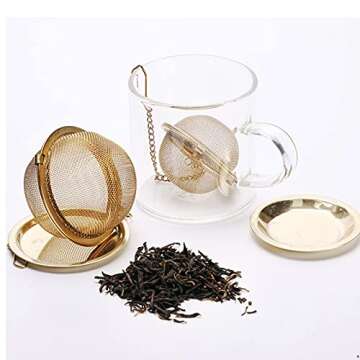 Stainless Steel Tea Infuser - Perfect for Loose Leaf Tea