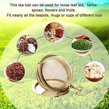 Stainless Steel Tea Infuser - Perfect for Loose Leaf Tea