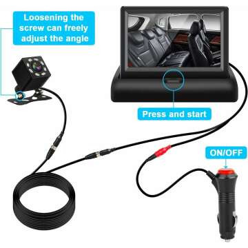 Shynerk Baby Car Mirror - HD Night Vision Safety