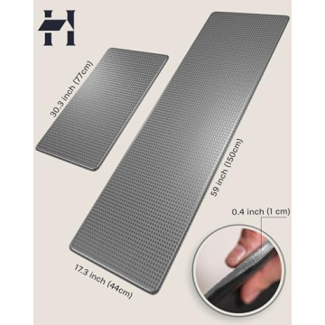 Homergy Anti Fatigue Kitchen Mats - Comfort & Style for Any Space