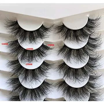 Pooplunch 8D SILK LASH Pack of 7 Fluffy Vegan Lashes