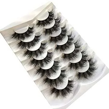 Pooplunch 8D SILK LASH Pack of 7 Fluffy Vegan Lashes