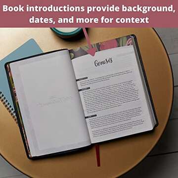 NKJV, The Woman's Study Bible, Cloth over Board, Pink Floral, Red Letter, Full-Color Edition: Receiv...