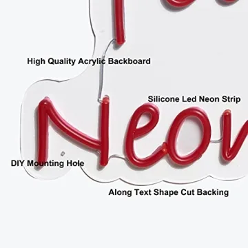 Custom LED Neon Signs for Home and Business Decor