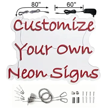 Custom LED Neon Signs for Home and Business Decor