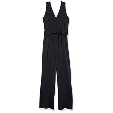 The Drop Black Wrap Jumpsuit Stylish Comfort XXS