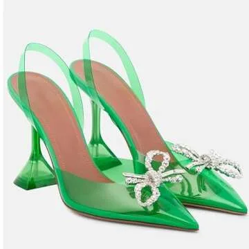 Stylish Arqa Clear Heels for Women - Comfortable & Chic