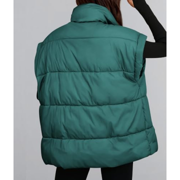 PRETTYGARDEN Women's Puffer Vest - Chic Fall Layering Essential