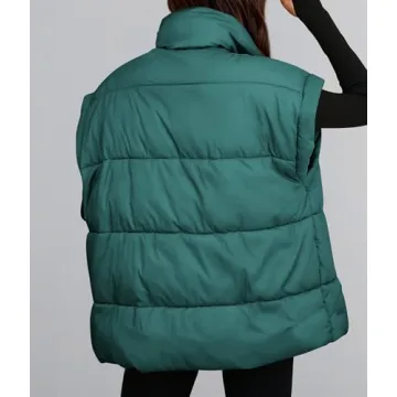 PRETTYGARDEN Women's Puffer Vest - Chic Fall Layering Essential