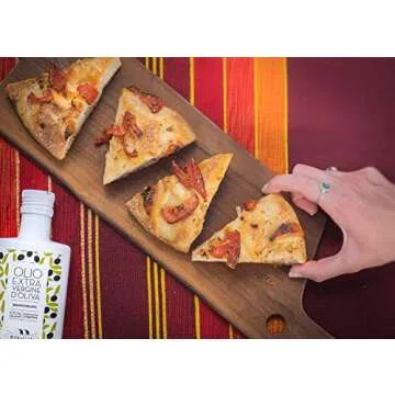 Antico Frantoio Muraglia Pitted Extra Virgin Olive Oil from Apulia | Premium Polyphenol Rich EVOO | Early Harvest First Cold Pressed | Imported from Italy | 16.9 fl oz (500ml) Bottle with Beautiful Gift Box (Gift Box Color Varies Black or White)