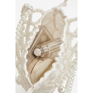 Elegant Pearl Clutch Purse for Events and Weddings